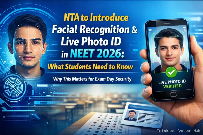NTA to Introduce Facial Recognition and Live Photo ID in NEET 2026 What Students Need to Know