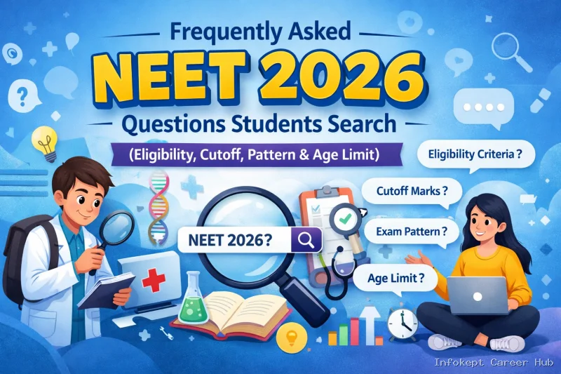 Frequently Asked NEET 2026 Questions Students Search (Eligibility, Cutoff, Pattern & Age Limit)