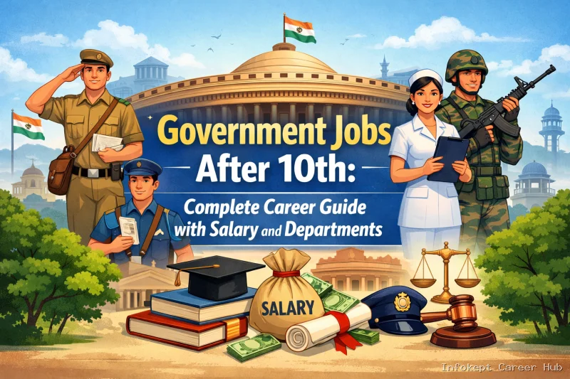 Government Jobs After 10th Complete Career Guide with Salary and Departments