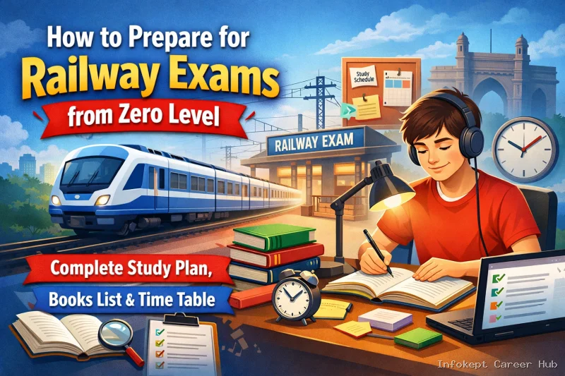 How to Prepare for Railway Exams from Zero Level Complete Study Plan Books List and Time Table