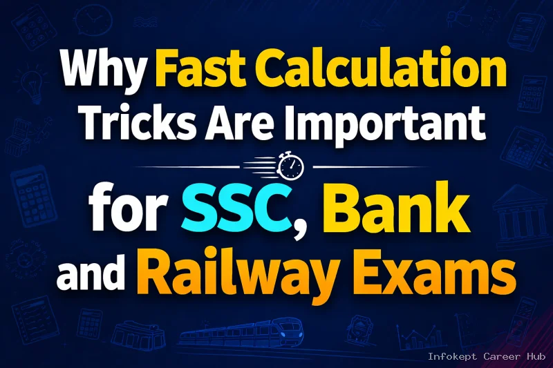 Why Fast Calculation Math Short Tricks Are Important for SSC Bank and Railway Exams