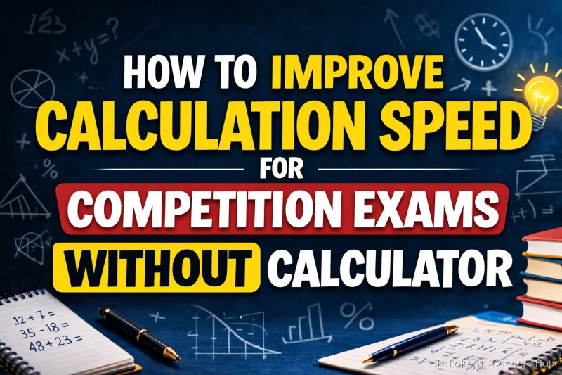 How to Improve Calculation Speed for Competition Exams Without Calculator